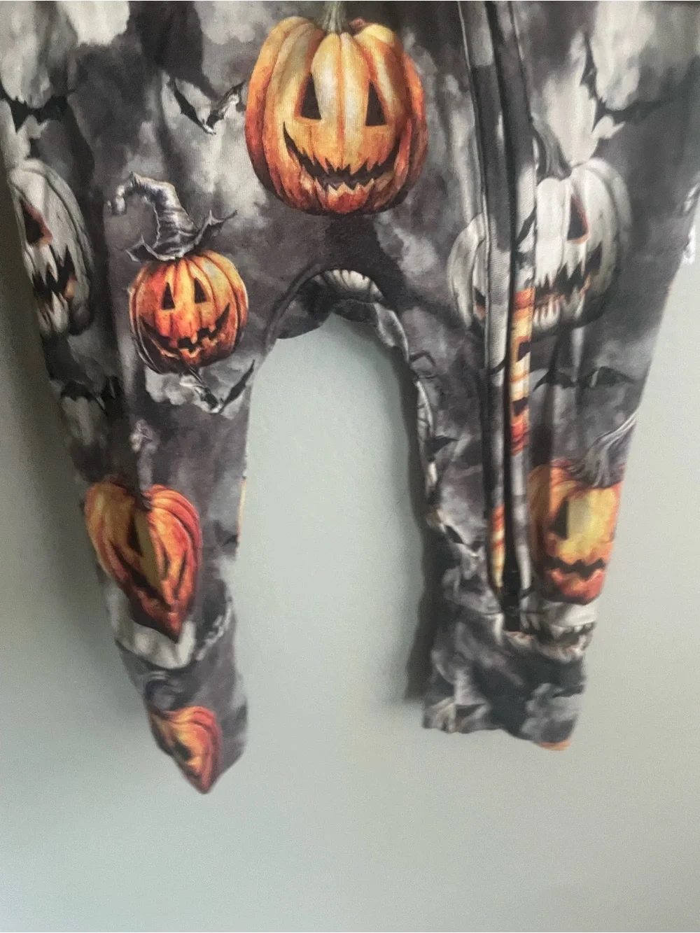 3/6 Months Bums and Roses Fright Club Romper